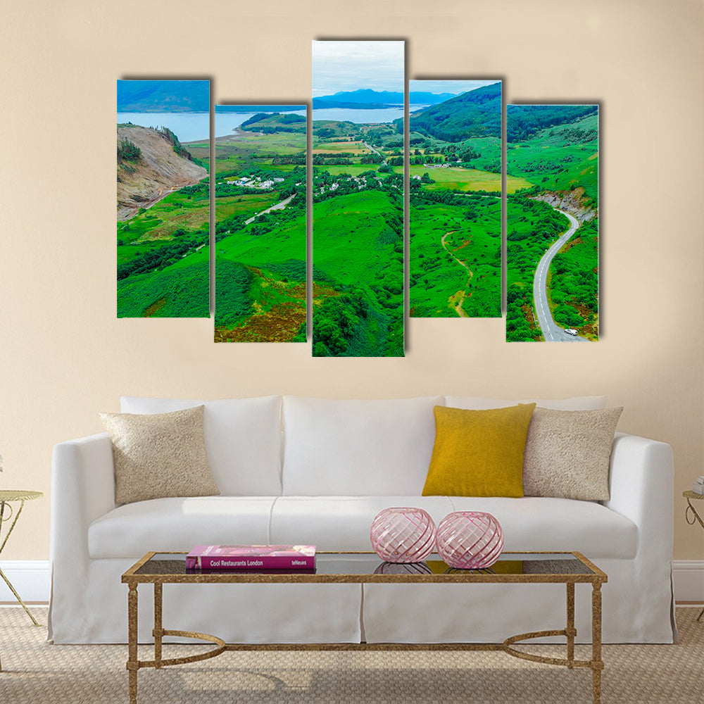 The amazing Scottish Highlands, multi panel canvas wall art
