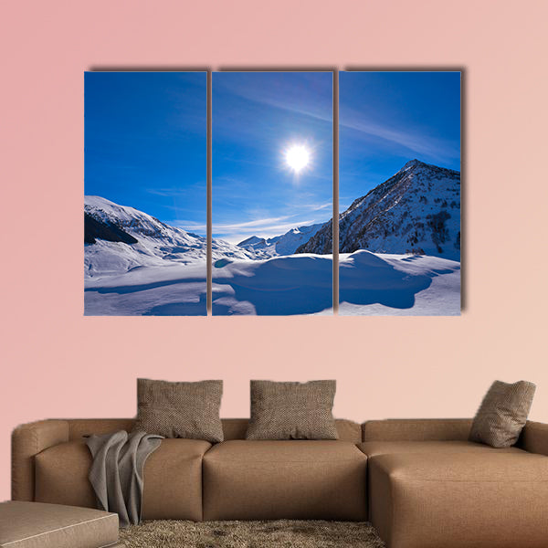 Cerler Ampriu Mountain in Pyrenees of Huesca in Spain Multi panel canvas wall art
