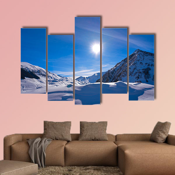 Cerler Ampriu Mountain in Pyrenees of Huesca in Spain Multi panel canvas wall art