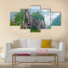 Atop in Yellow sacred mountains Huangshan in China Multi panel canvas wall art