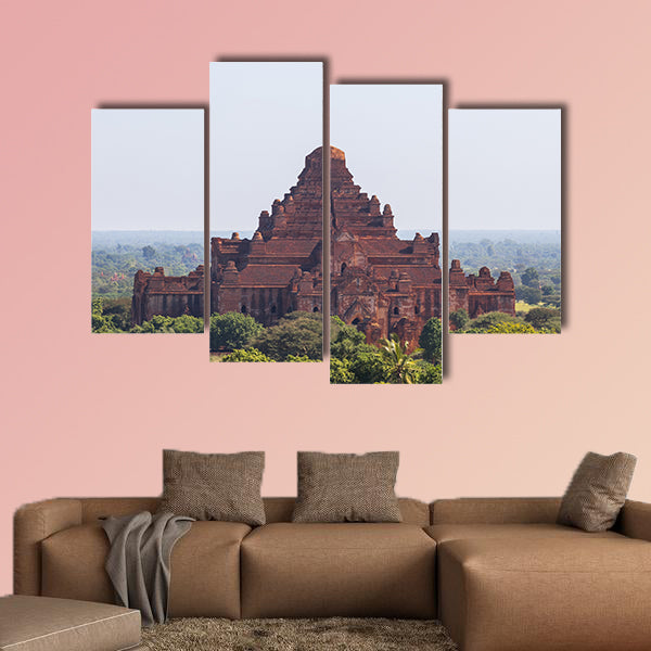 Dhammayangyi temple, Bagan, in Myanmar multi panel canvas wall art
