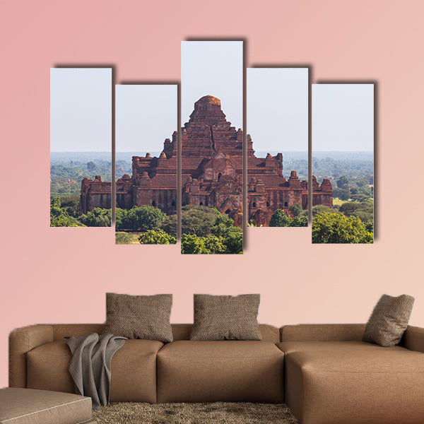 Dhammayangyi temple, Bagan, in Myanmar multi panel canvas wall art