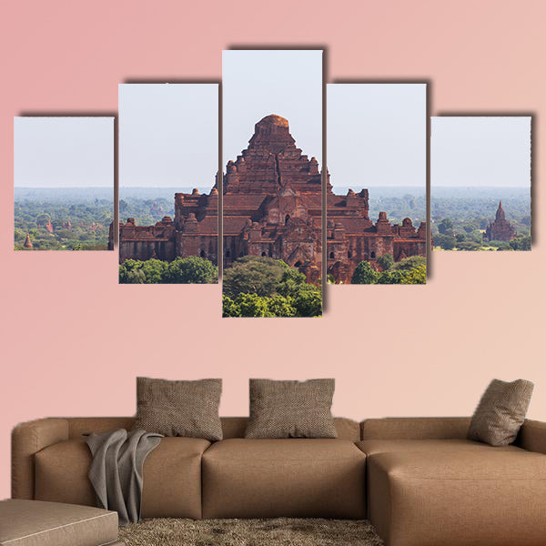 Dhammayangyi temple, Bagan, in Myanmar multi panel canvas wall art