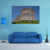 The Vienna Gasometer on sunny day in Vienna, Austria multi panel canvas wall art