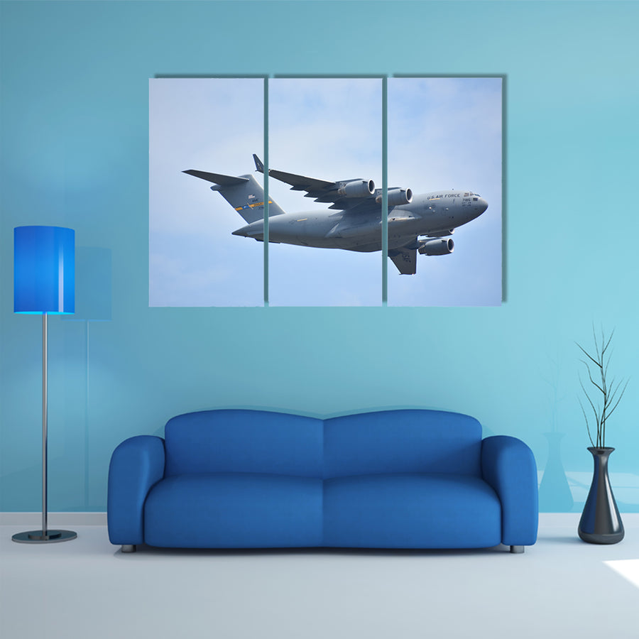 CHICOPEE, A Globe Master III at the 2018 Great New England multi panel canvas wall art