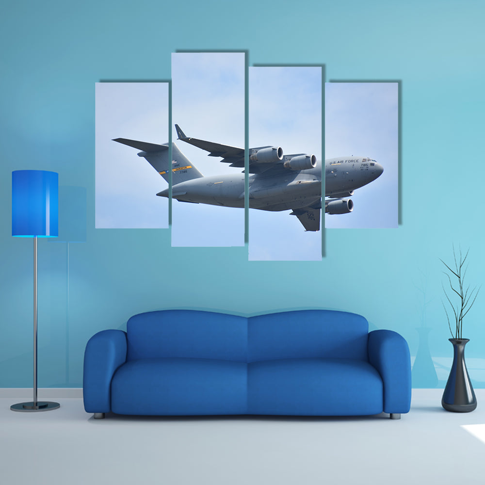 CHICOPEE, A Globe Master III at the 2018 Great New England multi panel canvas wall art