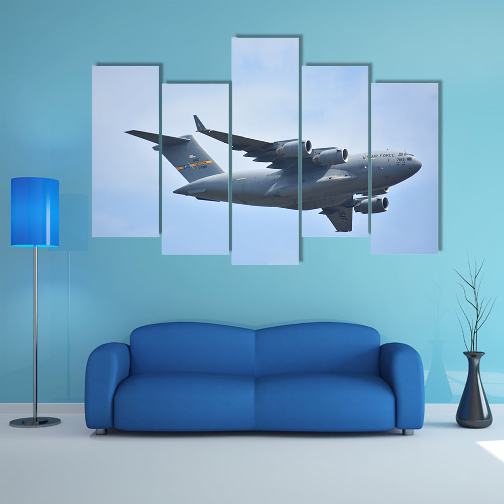 CHICOPEE, A Globe Master III at the 2018 Great New England multi panel canvas wall art