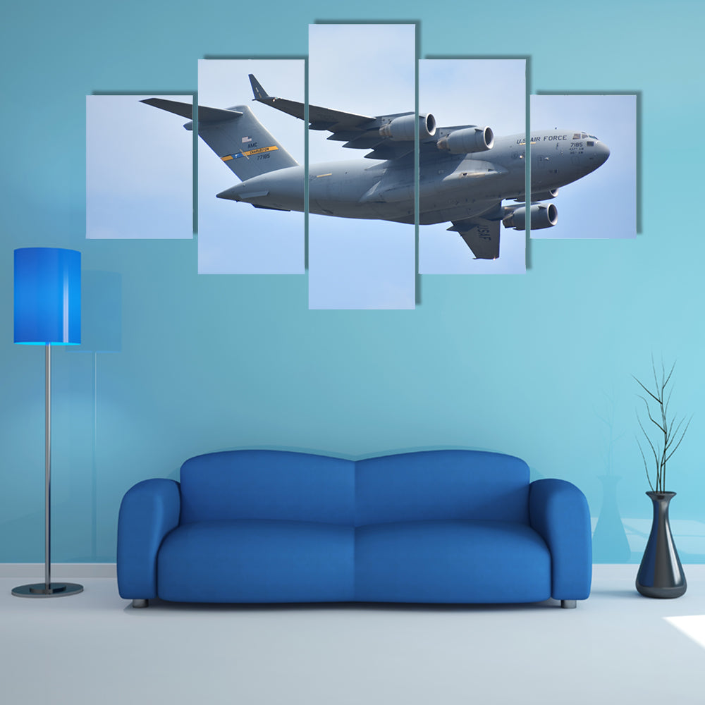 CHICOPEE, A Globe Master III at the 2018 Great New England multi panel canvas wall art