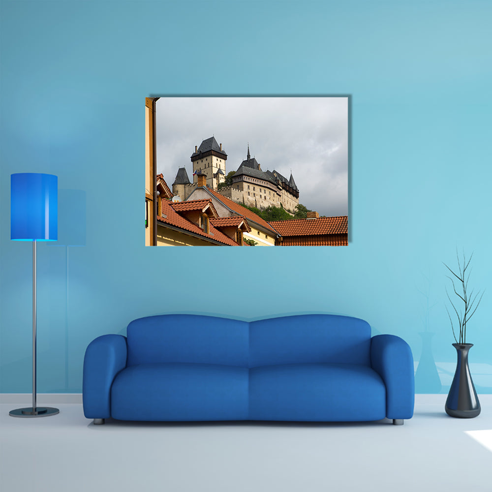 Karlstejn medieval Castle, Czech Republic multi panel canvas wall art