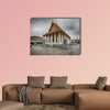 The courtyard of Wat Arun temple in Bangkok, Thailand multi panel canvas wall art