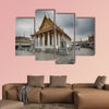 The courtyard of Wat Arun temple in Bangkok, Thailand multi panel canvas wall art