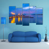 Yixing Shiqiao Lake view multi panel canvas wall art