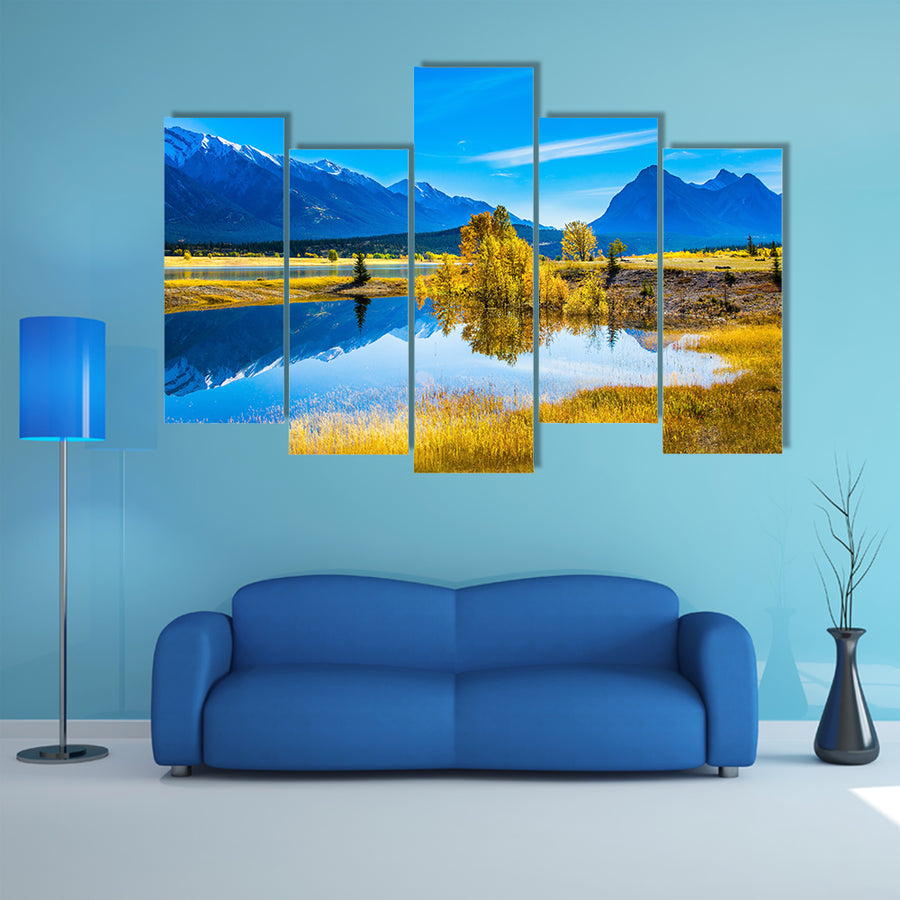The concept of ecological and active tourism, multi panel canvas wall art