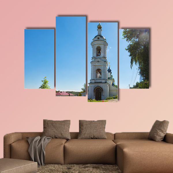 Russia, city of Ples . St. Varvara Church multi panel canvas wall art
