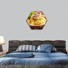 Chicken Biryani hexagonal canvas wall art