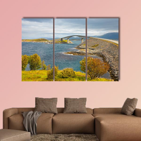 Bridge Atlanterhavsvegen, Norway multi panel canvas wall art