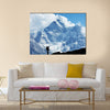 hike in Everest region multi panel canvas wall art