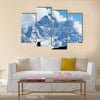 hike in Everest region multi panel canvas wall art