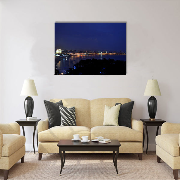 Marine drive mumbai Multi Panel Canvas Wall Art