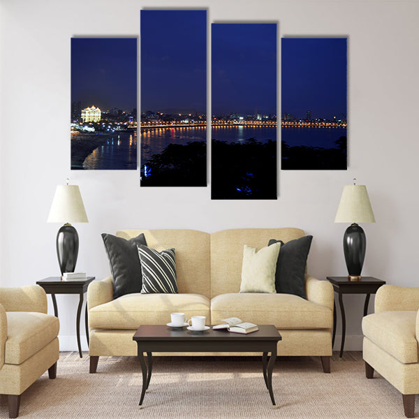 Marine drive mumbai Multi Panel Canvas Wall Art