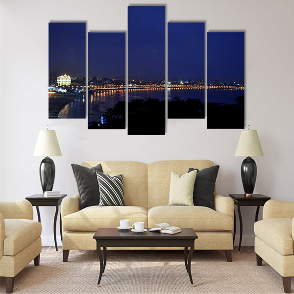 Marine drive mumbai Multi Panel Canvas Wall Art