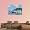 Beautiful view of Busan in South Korea on summer sunny day multi panel canvas wall art