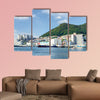 Beautiful view of Busan in South Korea on summer sunny day multi panel canvas wall art