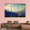 New Zealand scenic mountain landscape shot at Mount Cook National Park multi panel canvas wall art