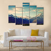 New Zealand scenic mountain landscape shot Multi panel canvas wall art