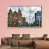 Historic Scottish Baronial style buildings of Edinburgh multi panel canvas wall art