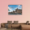 Historic Scottish Baronial style buildings in Edinburgh multi panel canvas wall art