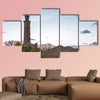 The Nelson Monument located in central Edinburgh multi panel canvas wall art