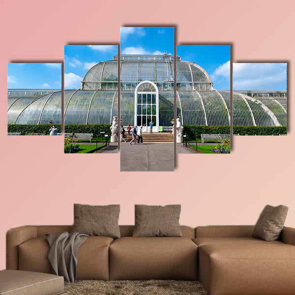 Palm House, an iconic Victorian glasshouse that recreates wall art