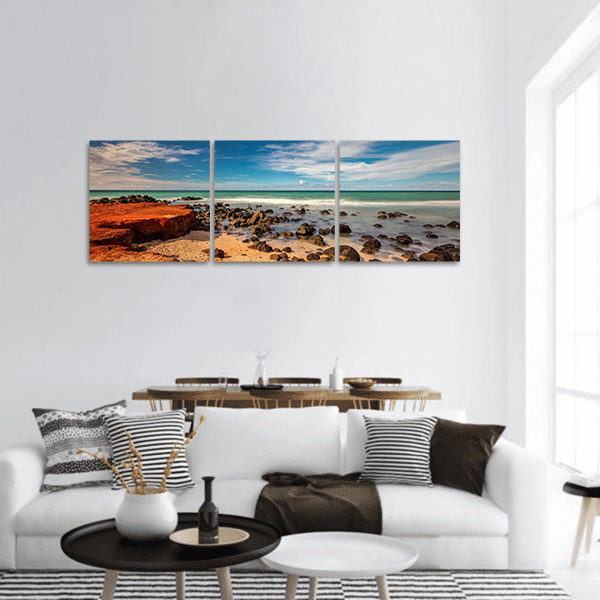 Maui Red Dirt at Baby Beach Hawaii panoramic canvas wall art
