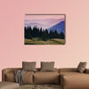 Beautiful morning in the mountains landscape Multi panel canvas wall art