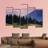 Beautiful morning in the mountains landscape Multi panel canvas wall art