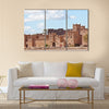 Fortified Mud Houses in the Kasbah Ouarzazate Multi Panel Canvas Wall Art