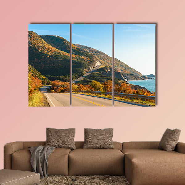 Cabot Trail scenic view (Cabot Trail, Cape Breton, Nova Scotia, Canada) wall art