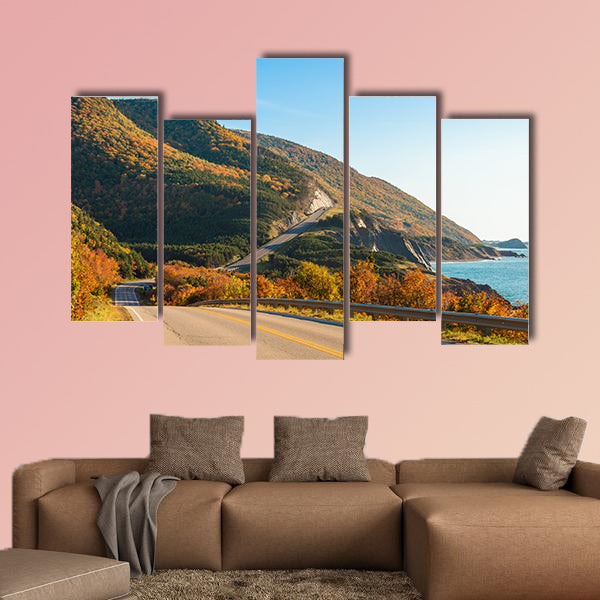 Cabot Trail scenic view (Cabot Trail, Cape Breton, Nova Scotia, Canada) wall art