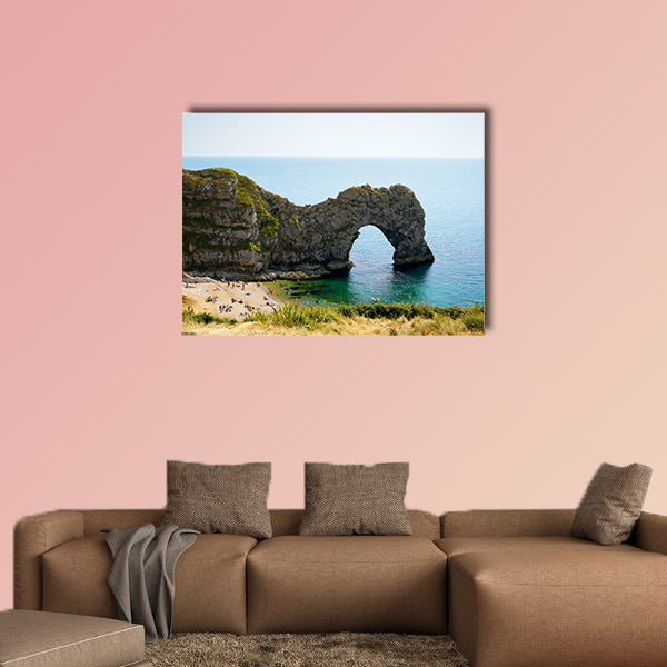 Durdle Door, Dorset in UK, Jurassic Coast Multi panel canvas wall art