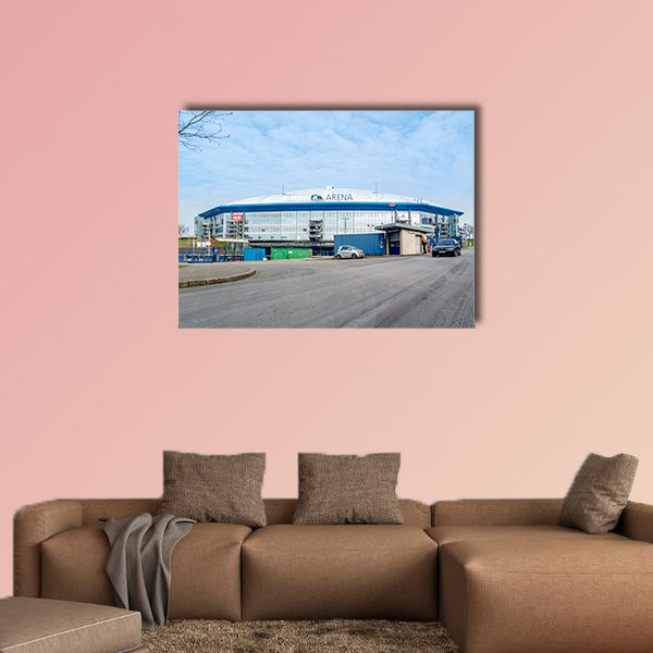 Exterior view of Veltins Arena multi panel canvas wall art
