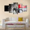 Car in a car wash Multi panel canvas wall art