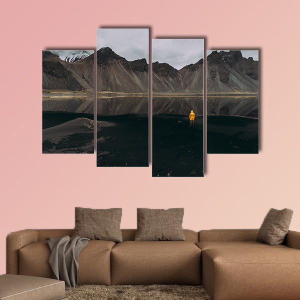 Wanderlust explorer discovering Icelandic natural wonders wall art
