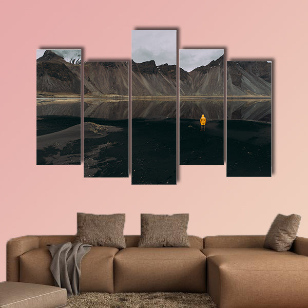 Wanderlust explorer discovering Icelandic natural wonders wall art