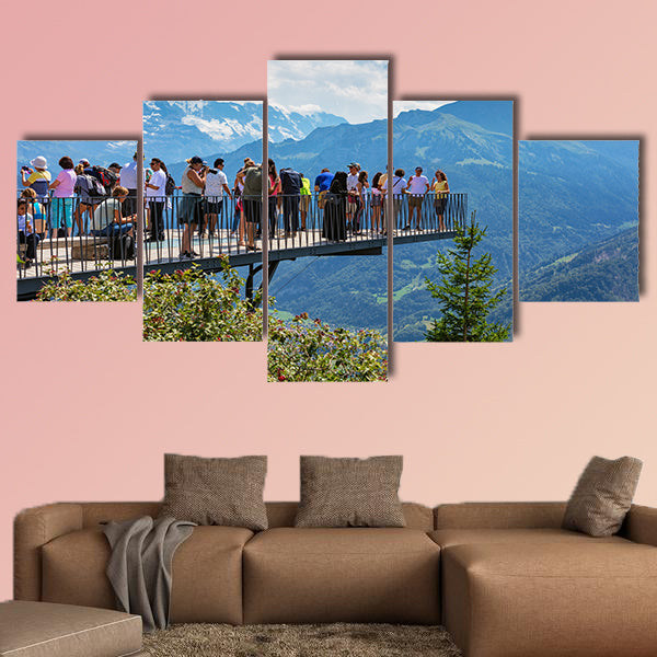 Mt. Harderkulm, Switzerland multi panel canvas wall art