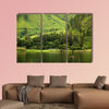 Beautiful lake in tonging Indonesia Multi panel canvas wall art