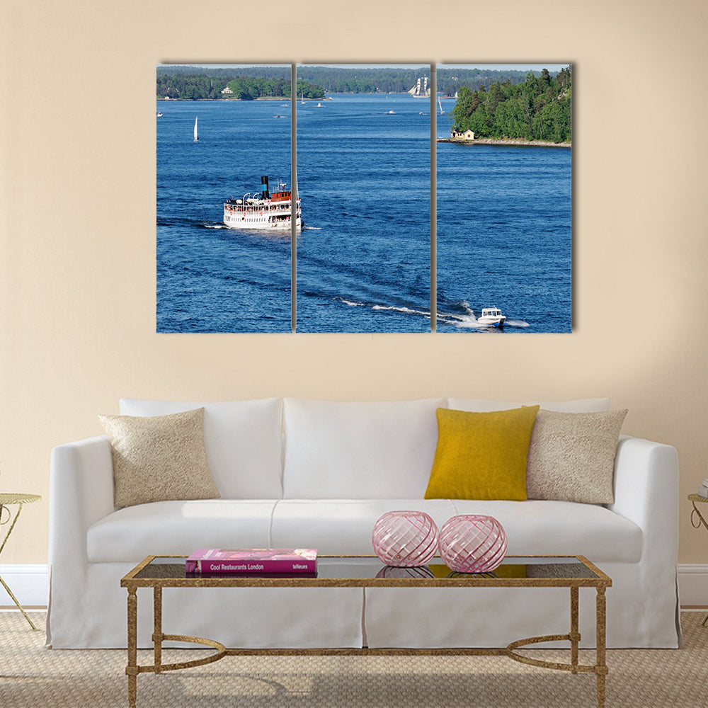 Copy of Copy of Lac-Superieur, in Laurentides Multi panel canvas wall art