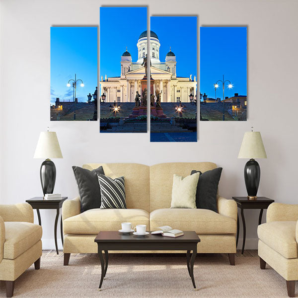 Famous landmark in Finnish capital Multi panel canvas wall art