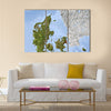 Denmark Shaded relief map Multi Panel Canvas Wall Art