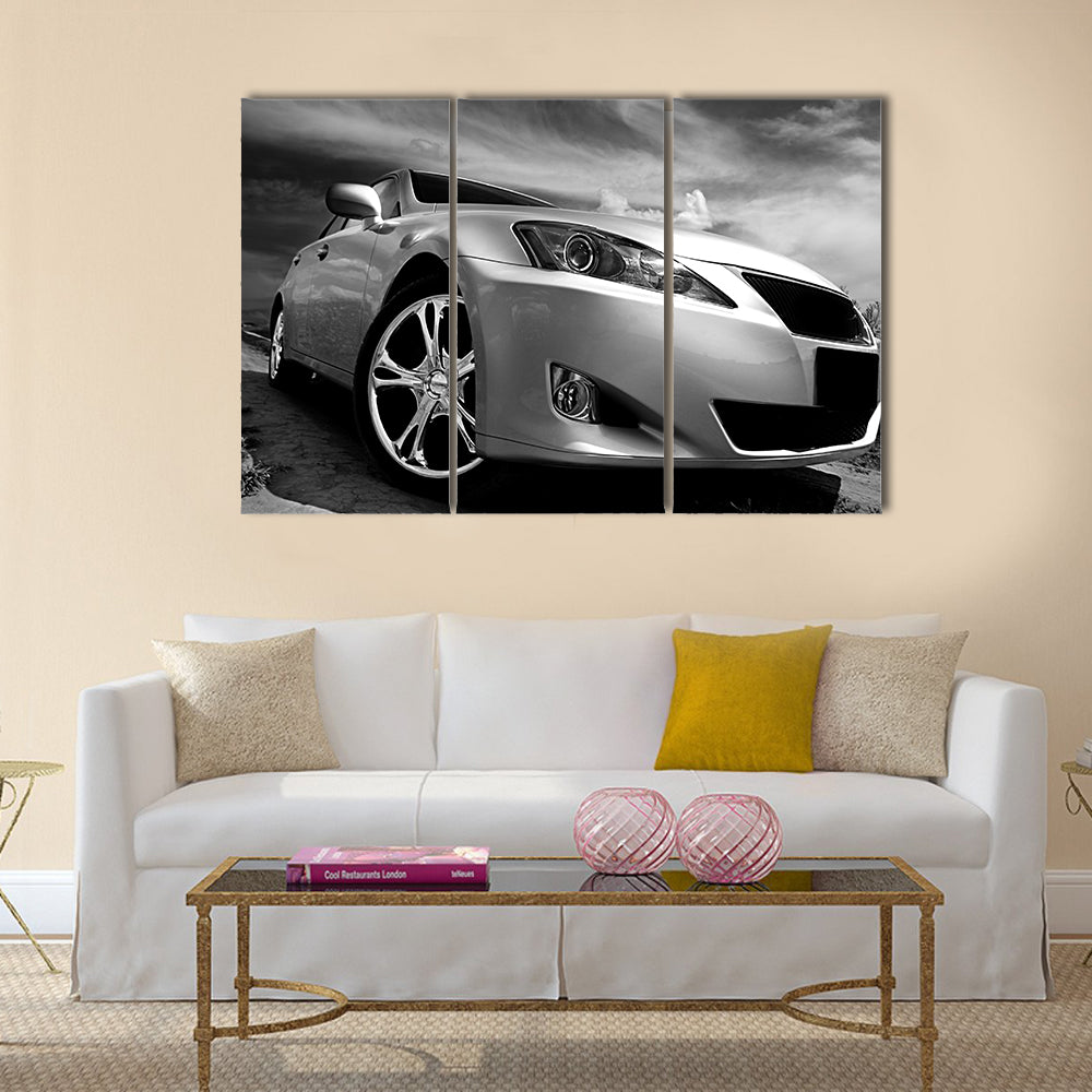 Sport car Multi panel canvas wall art